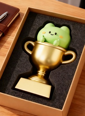 萌宠树脂桌面摆件礼盒生日礼物