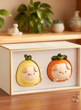 卡通动物树脂桌面摆件礼盒送礼