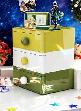 创意多层抽屉收纳盒大容量