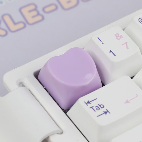 敲敲莓可爱爱心个性键帽客制化机械键盘帽单个ESC立体送女礼物 - 图3