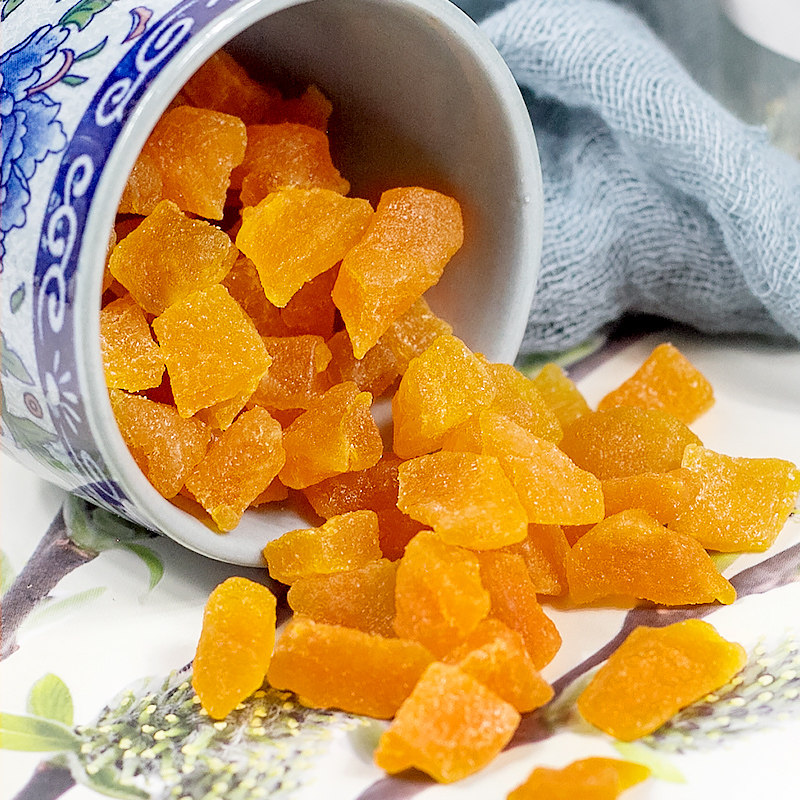 果脯黄桃丁碎粒桃子白桃干桃肉干烘焙面包月饼馅料水果干商用桃脯,淘宝优惠券,粉丝福利购,淘宝优惠卷