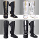 Muay Thai professional thickened boxing leg guards for adults and children with back shin guards and ankle guards for Sanda fighting training protective gear