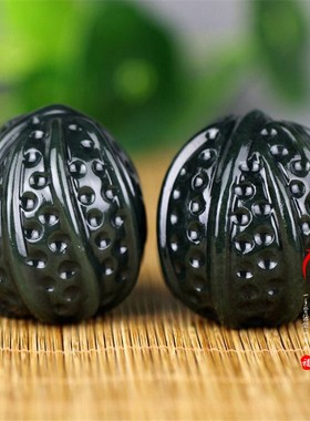 和田玉手球手把件把玩件摆件包邮