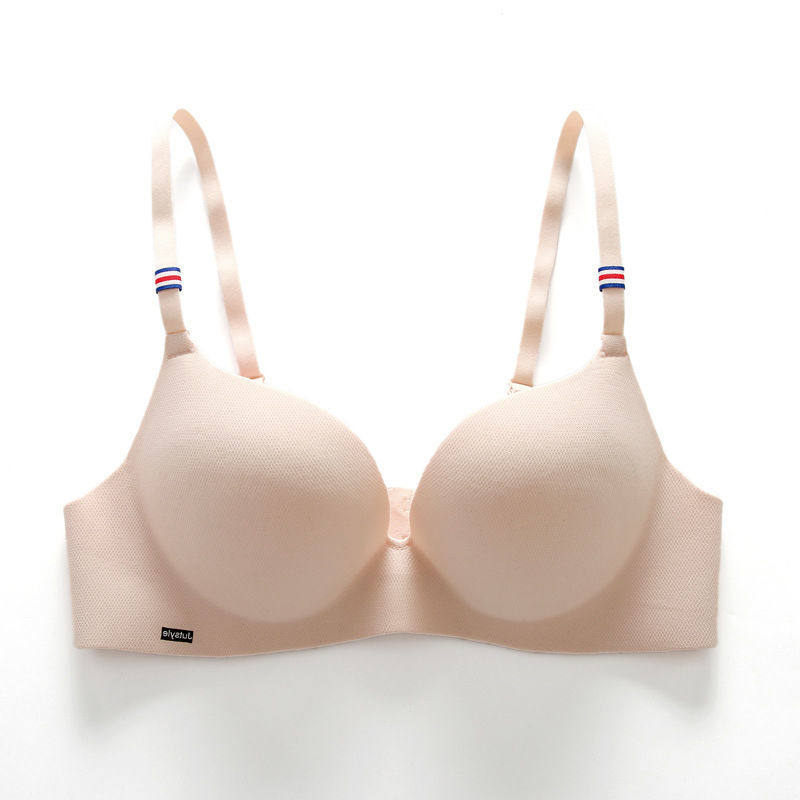 火爆式性感无痕小胸聚拢内衣女生冰丝无钢圈少女调整型文胸罩杯款