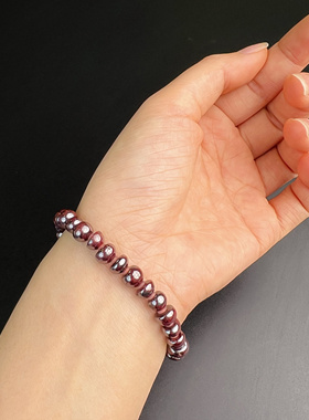 天然原矿随形朱砂手串万山朱砂古镇君义诚珠宝