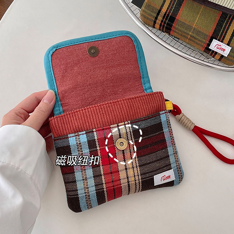 ins风化妆包女小迷你2024新款便携旅行随身补妆口红品杂物收纳袋,淘宝优惠券,粉丝福利购,淘宝优惠卷