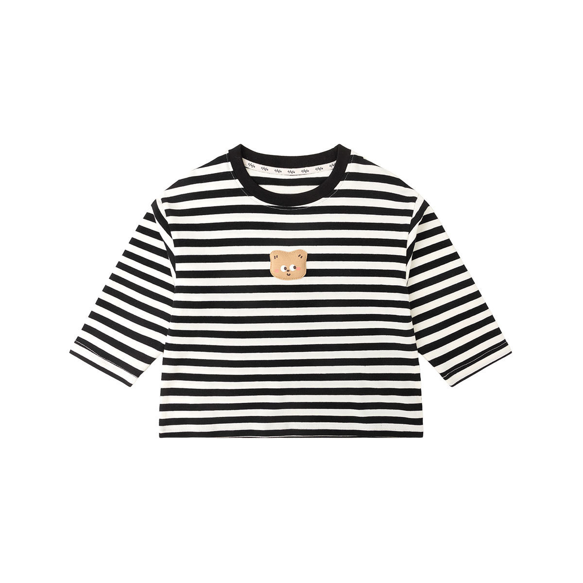 嘟嘟家宝宝条纹T恤春款儿童长袖内搭春秋男童打底衫春季女童上衣,淘宝优惠券,粉丝福利购,淘宝优惠卷