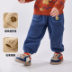 嘟嘟家宝宝裤子秋冬加绒儿童卫裤冬季男童长裤冬季女童保暖休闲裤
