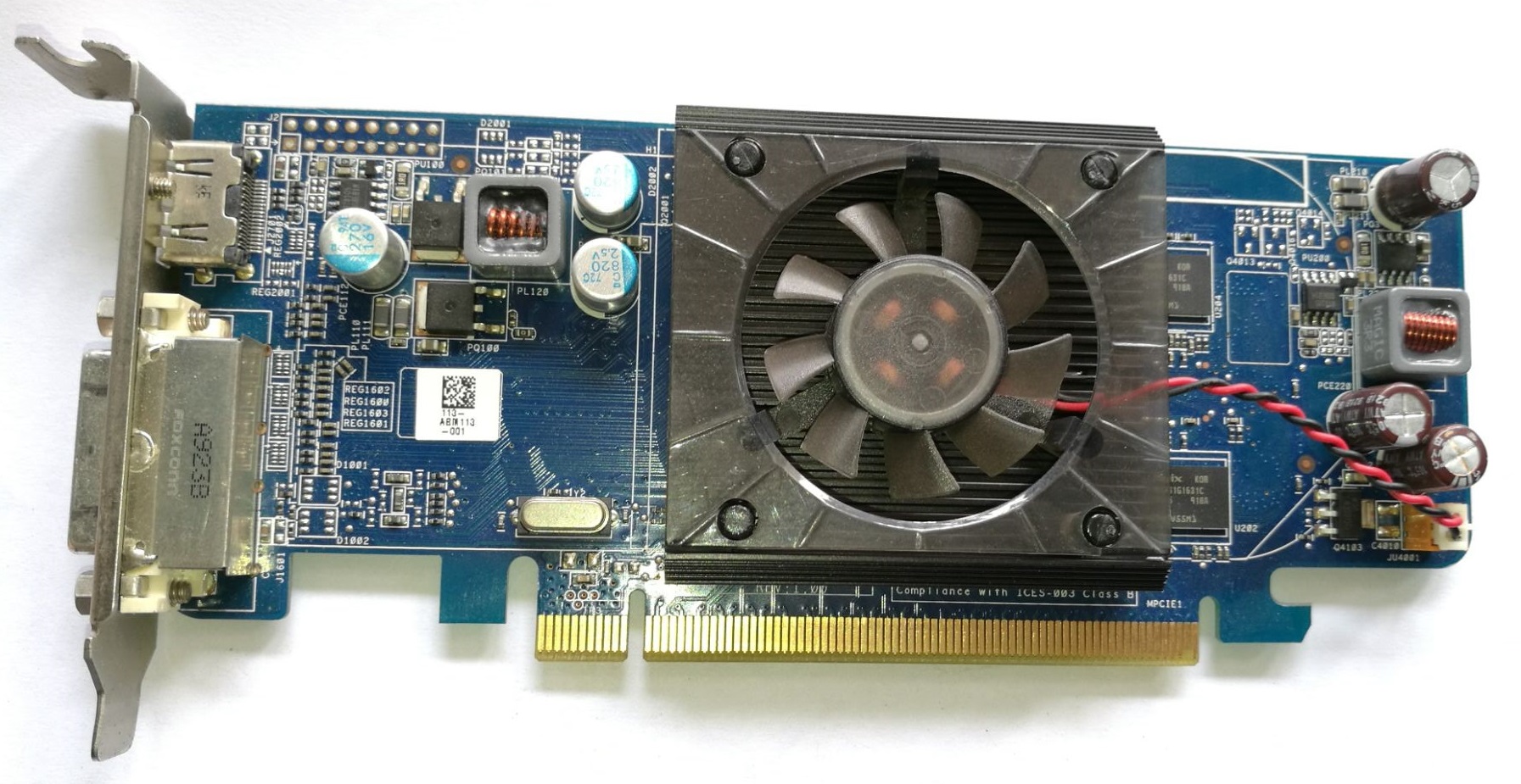 拆机DELL HD4350 512M PCI-E显卡 蓝宝石 RV710DE 全高 半高 HDMI - 图1