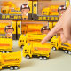 Children's pull back car boxed engineering toy car excavator