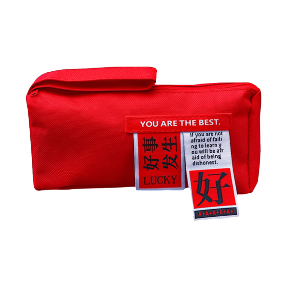 Inspirational pencil case that must pass every exam, large-capacity pencil case