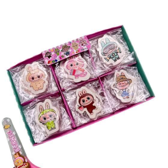 Cartoon Dudu Eraser for primary school students, no crumbs, creative shape, three-dimensional eraser, children's kindergarten prizes