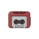 Retro tape recorder pendant gift keychain tape player pendant can play music and tape mini player