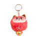 Bell Lucky Cat Plush Pendant Keychain Niche School Bag Best Friend Dormitory School Activity Doll Gift