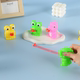 Frog vents pinching music creative tongue sticking out bb sound toy stall decompression doll kindergarten creative gift