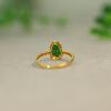 Ice Green Burmese Natural Grade A Jade Gourd Ring
