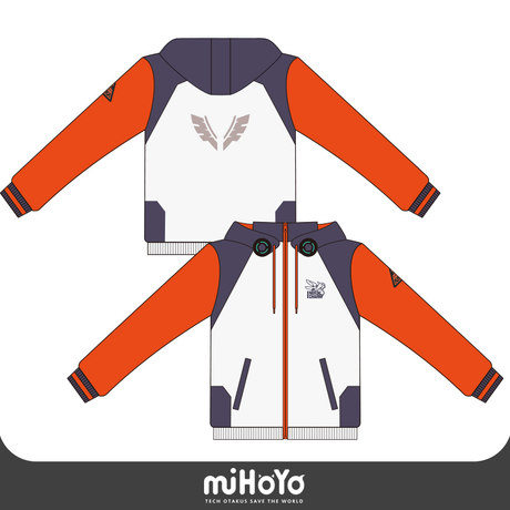 Reburn Qiyana White Training Sweater Autumn And Winter Men S And Women S Mihoyo