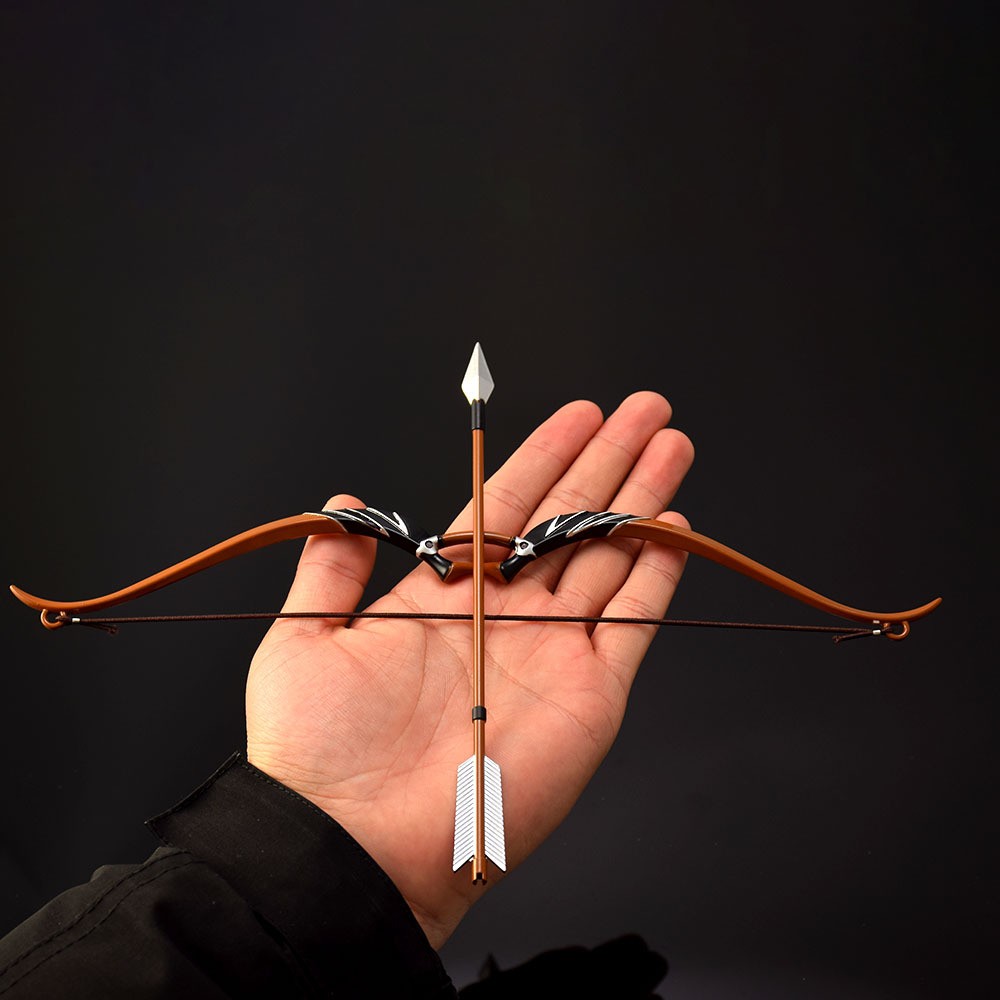 古代冷兵器周边 天罚之矢弓箭合金武器模型手办玩具摆件 - 图0