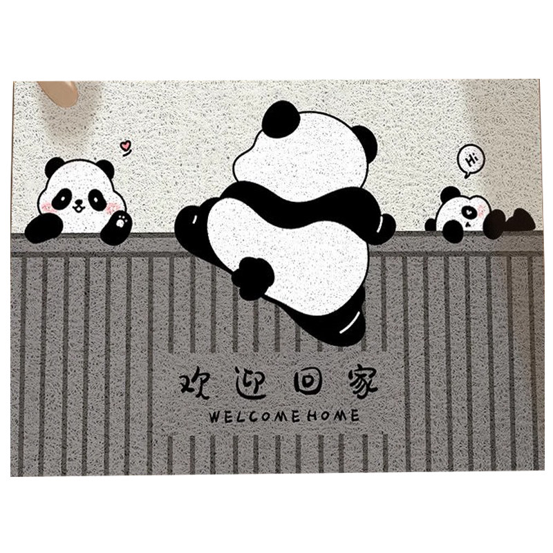 高级感入户门地垫蹭土除尘丝圈门垫耐脏防滑入门脚垫门厅垫子卡通,淘宝优惠券,粉丝福利购,淘宝优惠卷