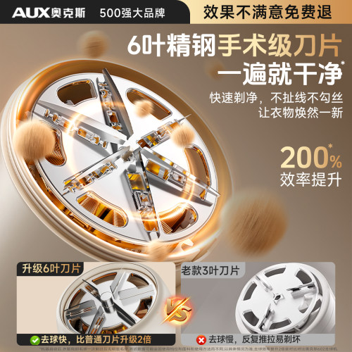 奥克斯剃毛器衣服去毛球修剪器起球家用不伤毛衣清理神器打吸除刮 - 图0
