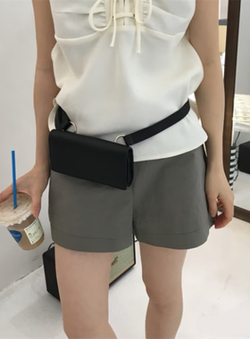 小众设计腰带包女配裙子装饰连衣裙裤子腰间皮带手机包小腰包配饰