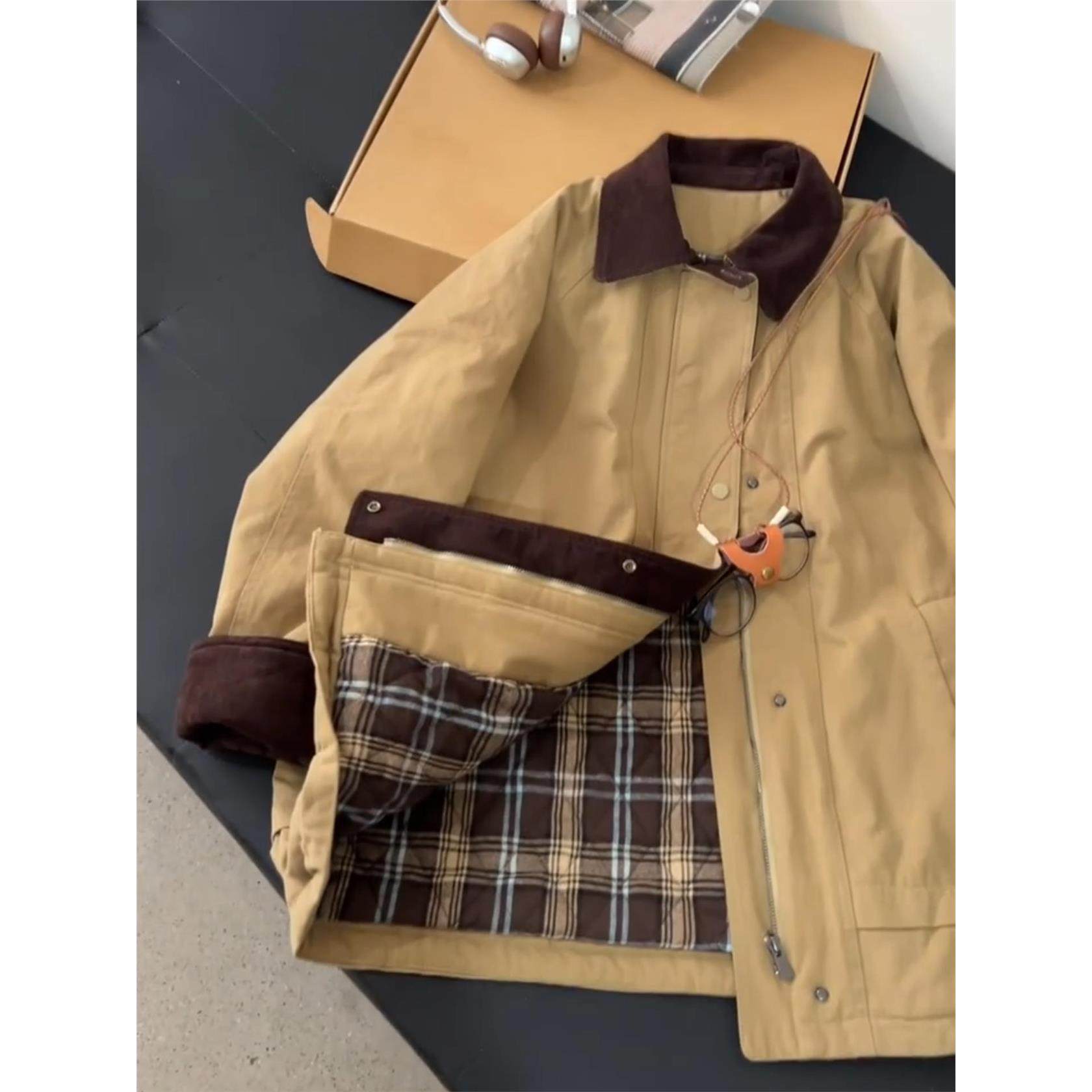 设计感工装棉服女2025冬新款初冬季独特超好看今年流行小个子韩系,淘宝优惠券,粉丝福利购,淘宝优惠卷