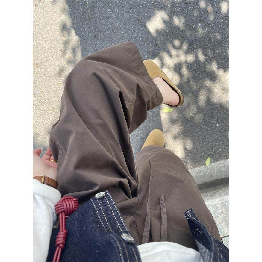 九分弯刀休闲阔腿裤女大码秋季2025新款胖mm宽松显瘦气球工装裤子,淘宝优惠券,粉丝福利购,淘宝优惠卷