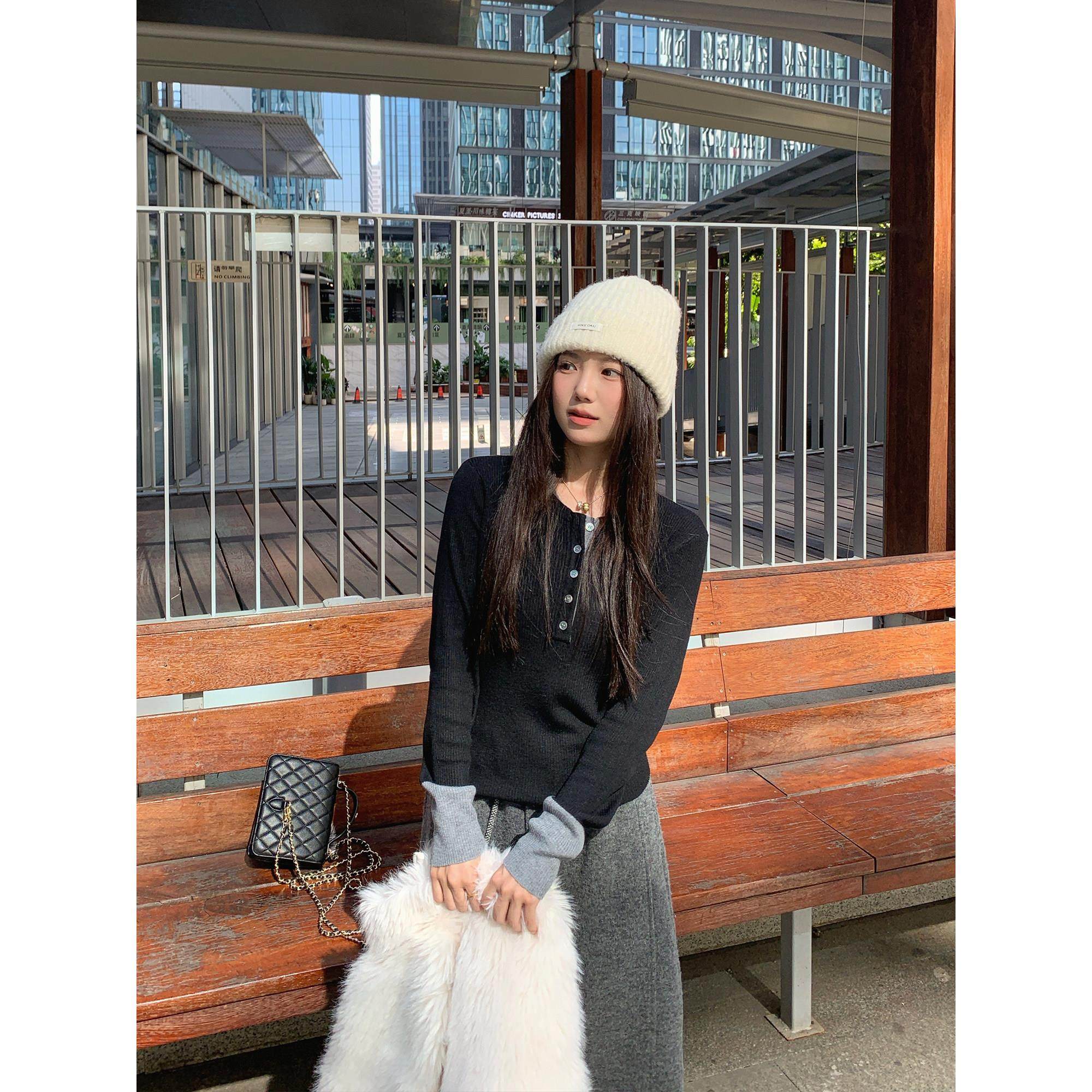 切糕自制小个子冬季白色新款上衣女假长袖毛针织衫毛衣好看内搭,淘宝优惠券,粉丝福利购,淘宝优惠卷