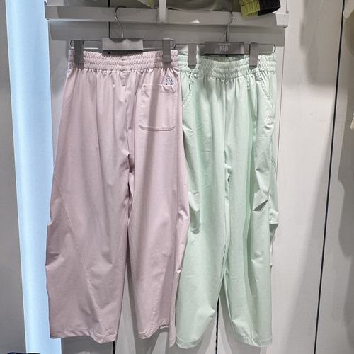 Skechers斯凯奇儿童2026夏季女童直筒裤休闲运动针织长裤L226G030 - 图0
