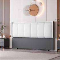 Floor Brief Backrest New Hotel Home Solid Wood Bedside Soft Bag Single Small House Type Ultra Slim Rental Room Double