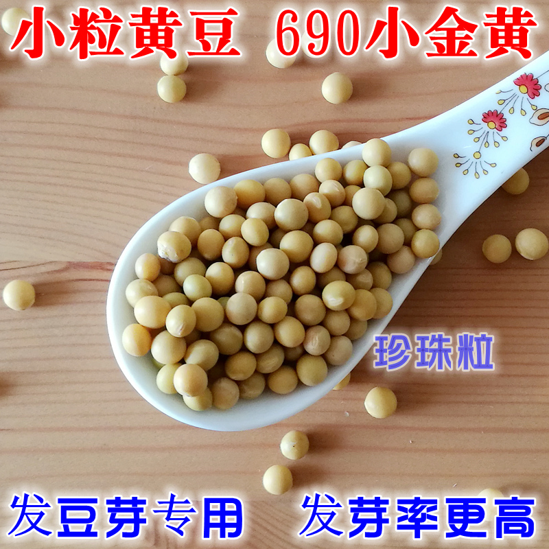 新货发豆芽黄豆生黄豆芽豆专用黄豆纳豆 5斤2东北农家自种690小粒-图2