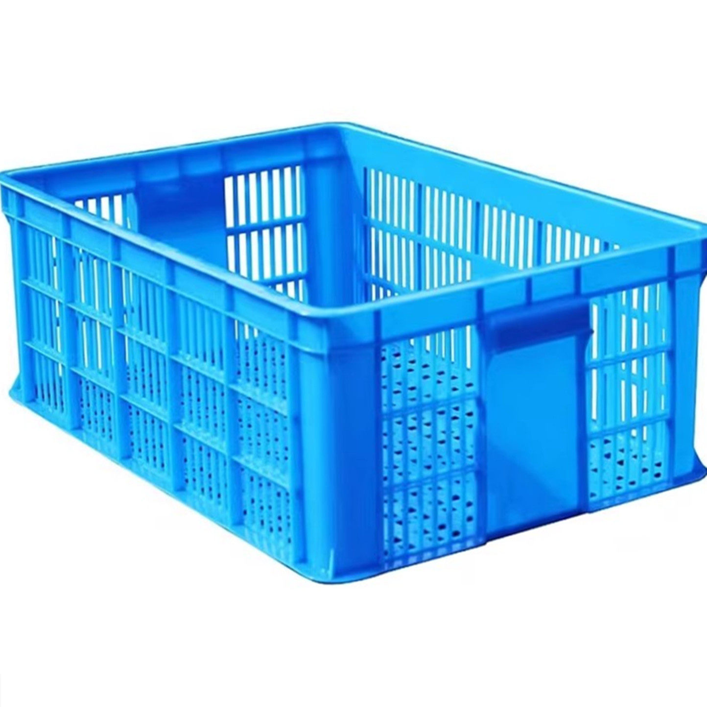 长方形矮款塑料收纳框镂空胶框龙虾低筐土豆框全新熟料蔬菜加厚筐