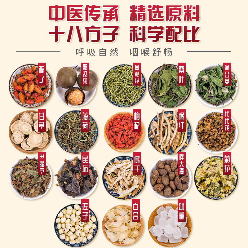 敖东润肺非养肺清肺特级男士罗汉果 康健保健食品养生茶