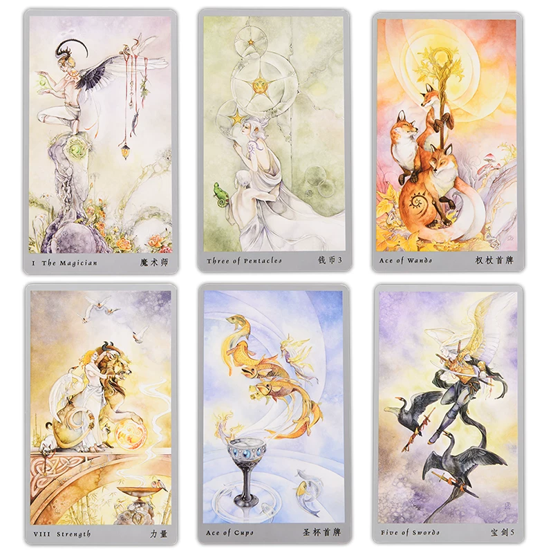 Таро Shadowscapes (Flower Shadow) — полный набор для начинающих, сумка и цветной гид