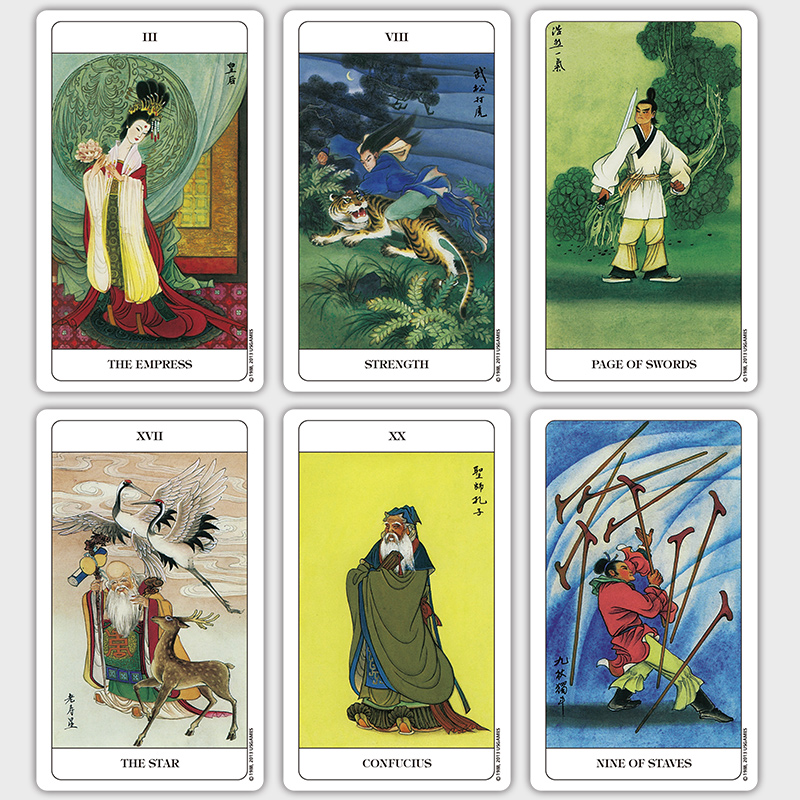 套装中国神话中华古典韦特伟特维特卡罗塔牌taluo塔牌罗tarot - 图0