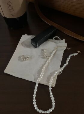 韩国东大门不规则珍珠项链