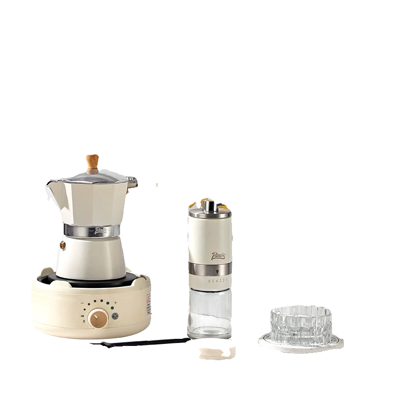 Bincoo摩卡壶礼盒套装意式煮咖啡器具家用便携意式咖啡壶套装送礼 - 图3