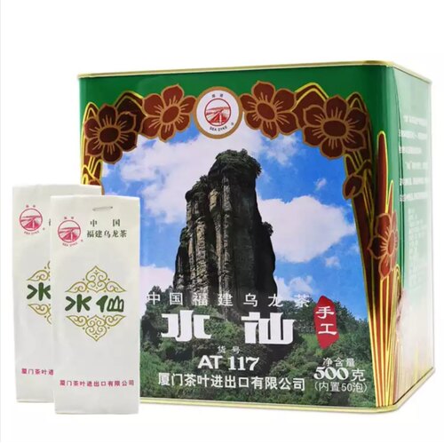 中茶海堤茶叶AT117水仙手工绵纸袋装小泡装武夷岩茶乌龙茶500g - 图3