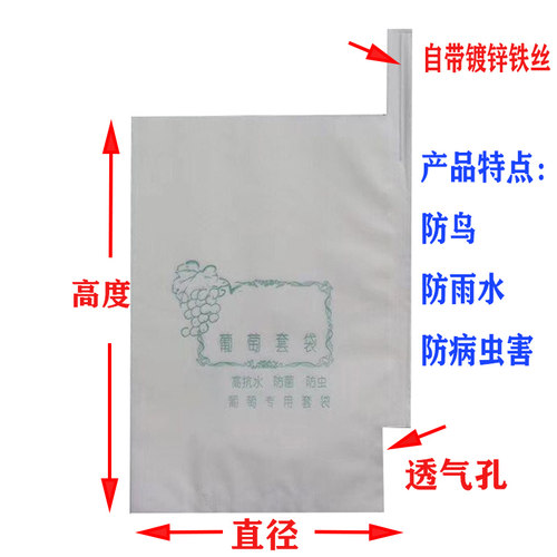 露天葡萄专用套袋葡萄袋子葡萄套袋葡萄纸袋防虫防鸟果袋包邮 - 图2