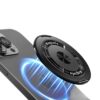 Multifunctional magnetic rotating mobile phone holder ring buckle