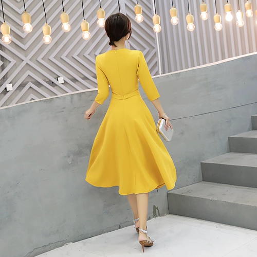 Желтое вечернее платье, короткая мини-юбка, подходит для подростков