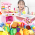 Đồ chơi nhà bếp cho bé gái phù hợp với mô phỏng nhà bếp nhỏ bé gái nấu ăn nhà nấu ăn 5 món quà 3-6 tuổi - Đồ chơi gia đình bộ xếp hình Đồ chơi gia đình