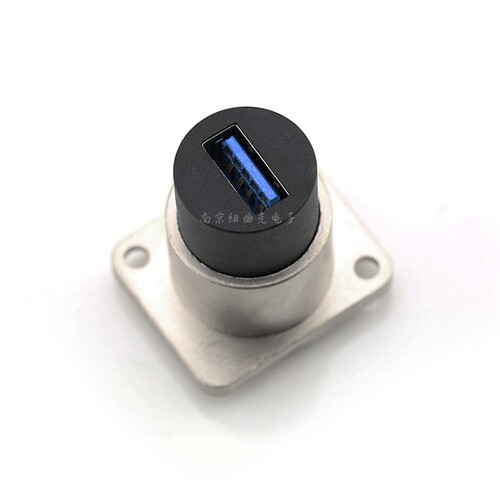 科诺恩D型USB3.0模块插座86面板多媒体机柜地面插双通接口LC-USB - 图2