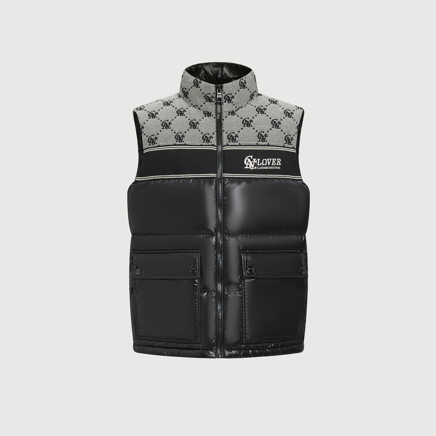 CNC男装男装25冬季新款90%鸭绒羽绒服马甲拼接保暖厚款羽绒背心,淘宝优惠券,粉丝福利购,淘宝优惠卷