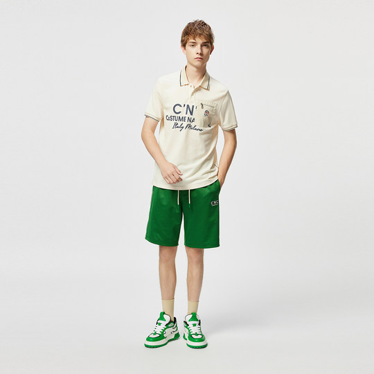 C N C Shorts Loose Casual Pants Side Band