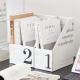 Cost-effective subject classification storage paper box bookend box