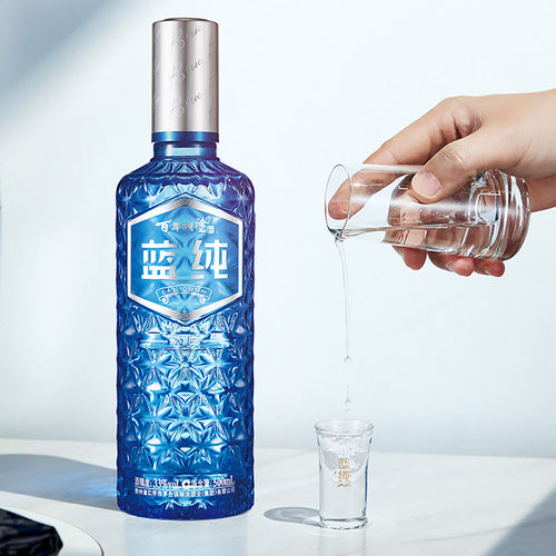 百年糊涂蓝纯经典33度500ml*4瓶贵州七粮酿造白酒礼盒装高端送礼 - 图2