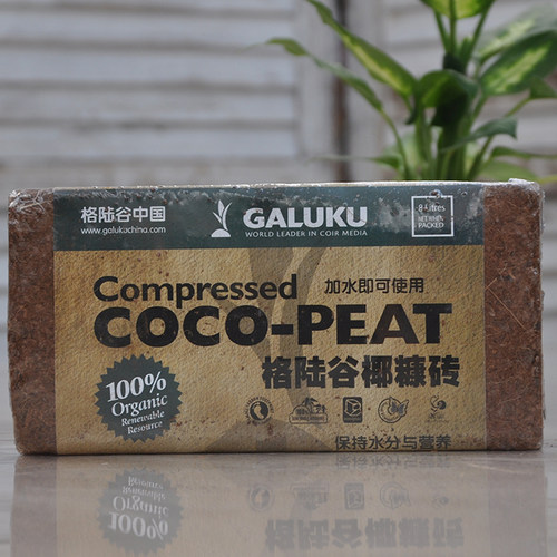 有机种花种菜种植土爬宠垫材椰粉砖椰砖椰土650g 阳台种菜土包邮 - 图0