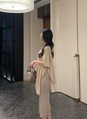 防晒披肩女办公室气质外套夏季上衣空调房罩衫薄款斗篷坎肩高级感