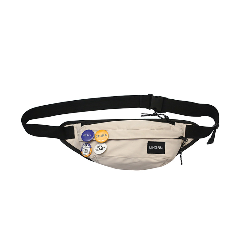 ins潮牌胸包男士斜跨百搭女斜挎包 jslooo男士包袋